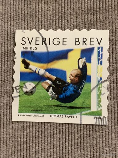 Швеция 2001. Вратарь Thomas Ravelli