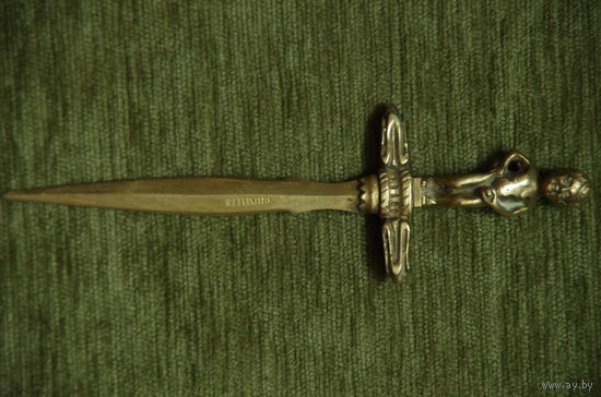 Нож бронзовый  для вскрытия конвертов  17,5 см