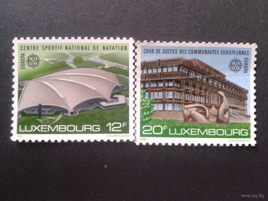 Люксембург 1987 Европа совр. архитектура полная Mi-4,0 евро
