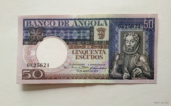 Ангола. 50 эскудо 1973 г. аUNC.