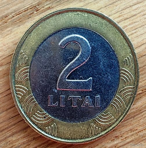 Литва 2 лита 2001