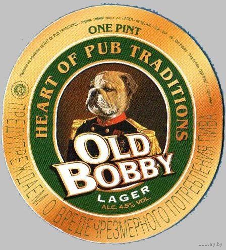 Подставку под пиво "Old Bobby".