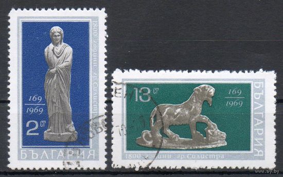 1800-летие города Силистра Болгария 1969 год серия из 2-х марок