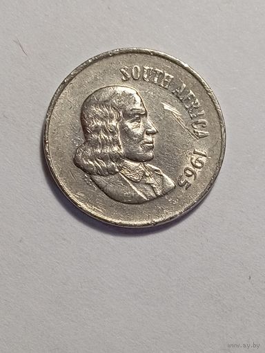 ЮАР 10 центов 1965 года .