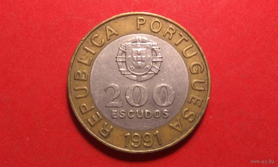 200 эскудо 1991. Португалия.