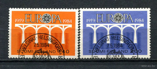 Финляндия - 1984 - Европа (C.E.P.T.) Мост - [Mi. 944-945] - полная серия - 2 марки. Гашеные.  (Лот 153BD)