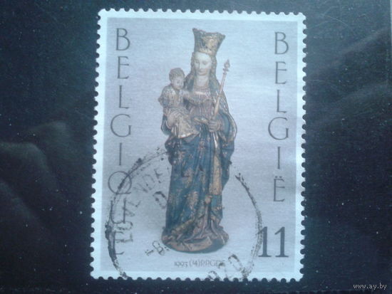 Бельгия 1993 Рождество, статуэтка девы Марии с дитем
