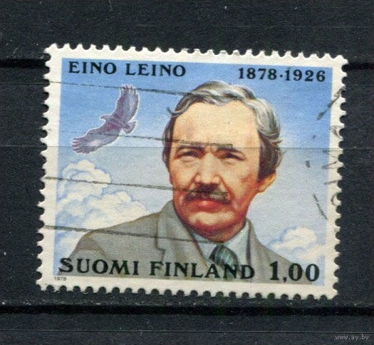 Финляндия - 1978 - Эйно Лейно - поэт, журналист - [Mi. 828] - полная серия - 1 марка. Гашеная.  (Лот 170AX)