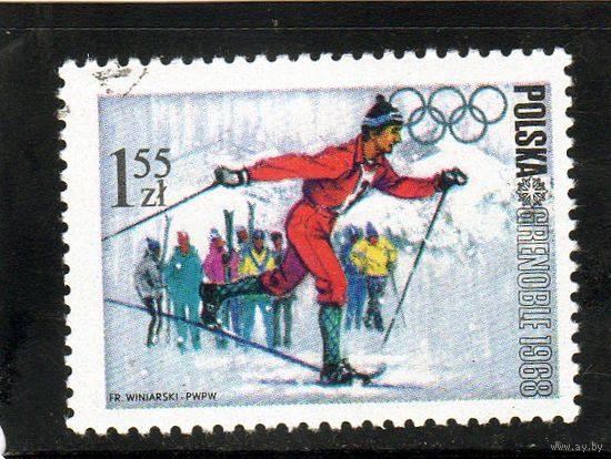 Польша.Спорт.Лыжи.Олимпийские игры.Гренобль.1968.