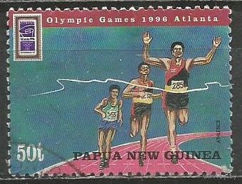 Папуа Новая Гвинея. Олимпиада Атланта'96. Бег. 1996г. Mi#778.