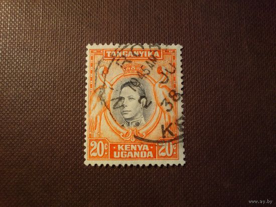 Британская колония Кения , Уганда, Танганьика 1938/42 гг. Георг -VI.