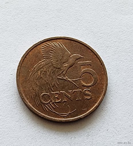 Тринидад и Тобаго 5 центов, 2002