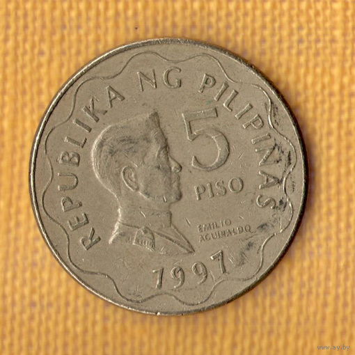Филиппины 5 писо 1997 песо Филиппинские острова