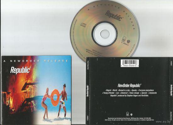 NEW ORDER - Republic (USA аудио CD 1993)