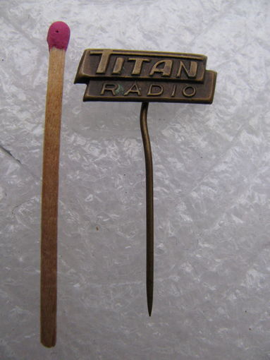Знак ЧССР. Радио "Титан". тяжёлый