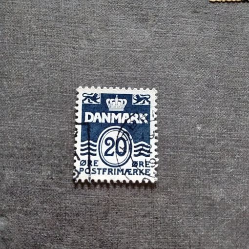 Марка Дания 1974 год Стандартный выпуск