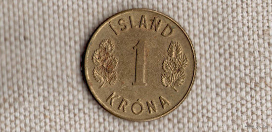Исландия 1 крона 1973  KM# 12a