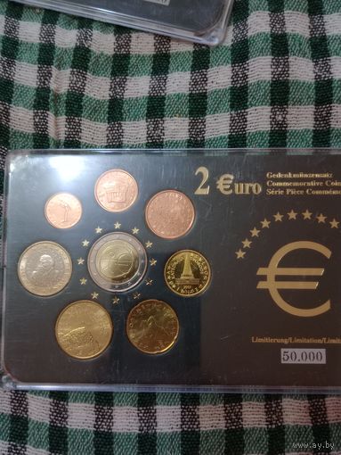 Словения евро набор 2007 с юбилейной 2009