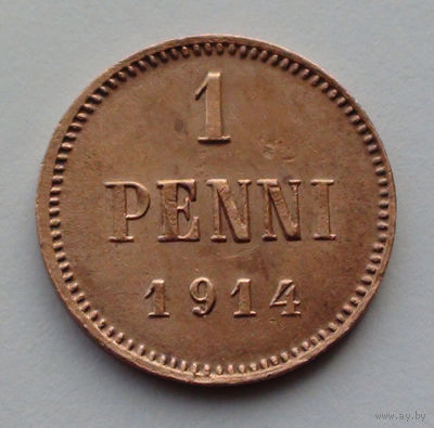 Финляндия 1 пенни. 1914
