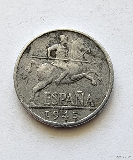 Испания 5 сентимо, 1945
