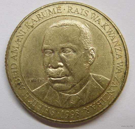 Танзания 200 шиллингов 1998 г