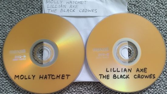 DVD MP3 дискография MOLLY HATCHET, LILLIAN AXE, The BLACK CROWES - 2 DVD