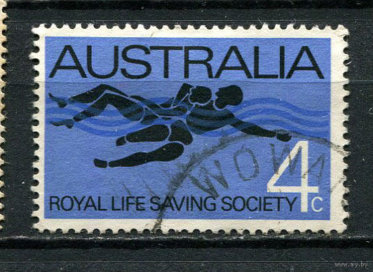 Австралия - 1966 - Королевские спасатели - [Mi. 382] - полная серия - 1 марка. Гашеная.  (LOT AJ7)