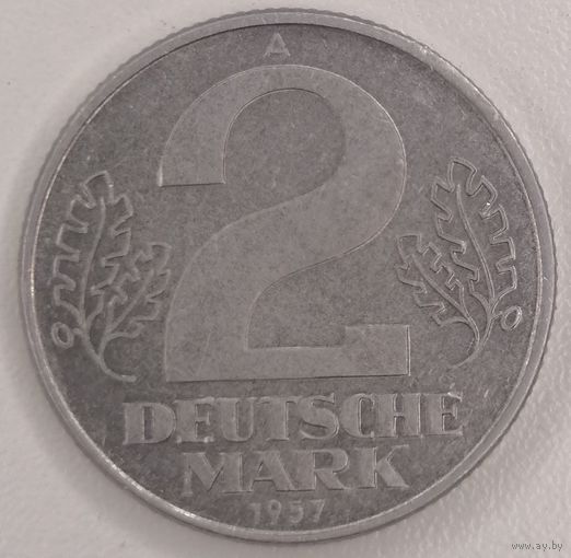 2 Марки, ГДР, 1957 "А", (лот 0003), ОБМЕН.