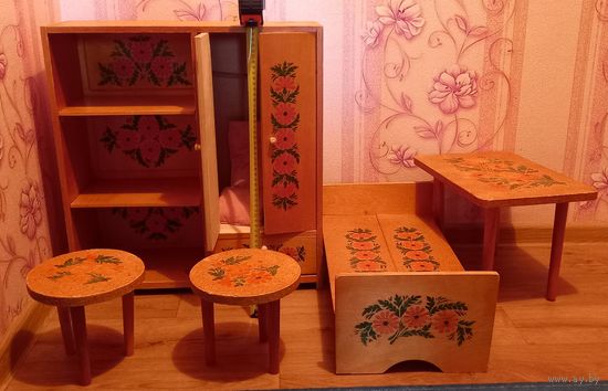 Детская кукольная мебель.СССР.