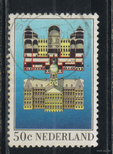 Нидерланды 1982 Королевский дворец на площади Дам Амстердам #1221