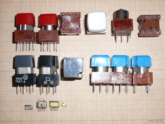 ПКБ2-8 (ПКБ3-3, ПКБ7-3, ПКБ1-2, ПКБ, ПКБ1, ПКБ2, ПКБ3, ПКБ7, кнопка, переключатель, светодиод)