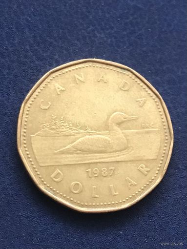 Канада 1 доллар 1987