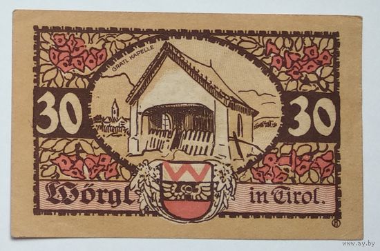 Германия, Нотгельд Cirol 30 Геллеров 1920 --171