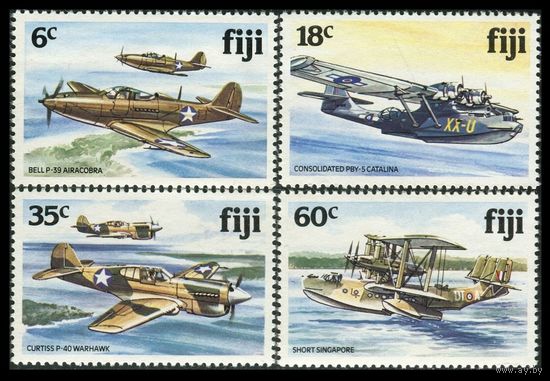 1981 Фиджи 448-451 Самолеты 11,00 евро