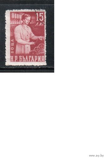 Болгария-1950, (Мих.772),  гаш.  , Ткачиха