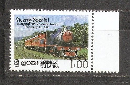 Шри-Ланка 1986 Локомотивы