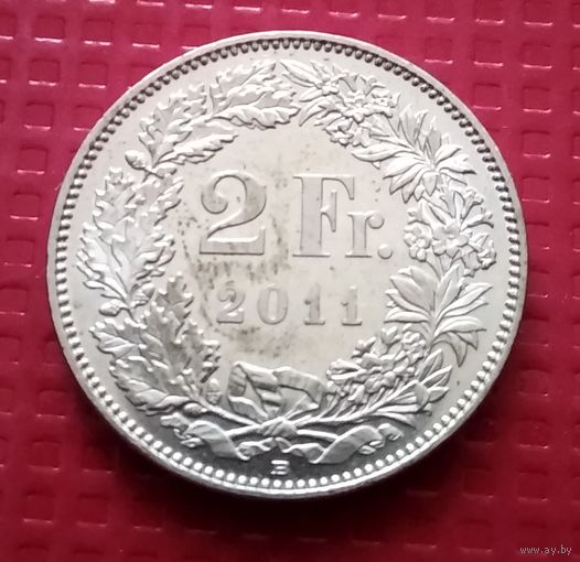 Швейцария 2 франка 2011 г. #30130