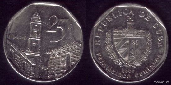 25 сентаво 2000 год Куба