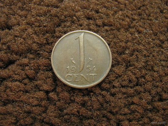 Нидерланды 1 цент 1954 (1)