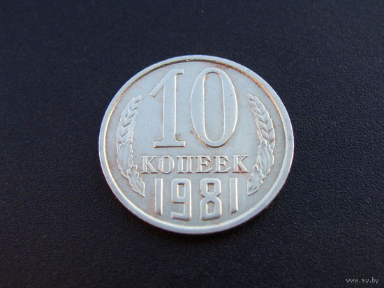 СССР. 10 копеек 1981 год  Y#130