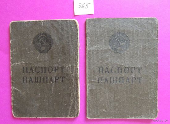 Паспорт СССР старого образца