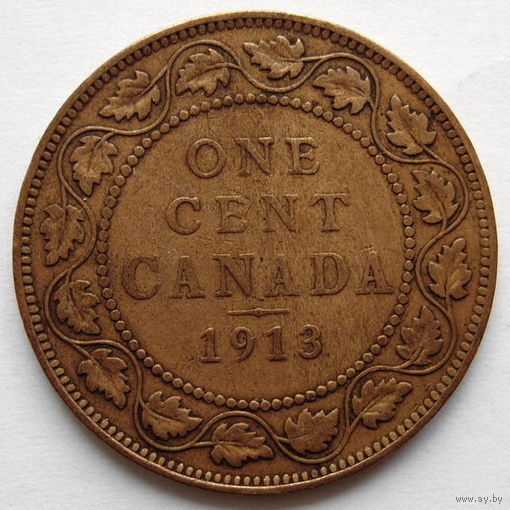 Канада 1 цент 1913 года Георг V (5)