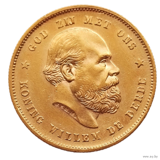 10g.  Nederlanden 1876. Willem