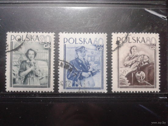 Польша, 1954, 8 Марта, полная серия, Михель 4 евро гаш.