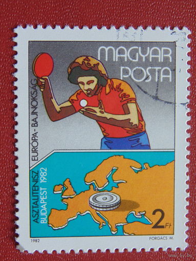 Венгрия 1982г.  Спорт.