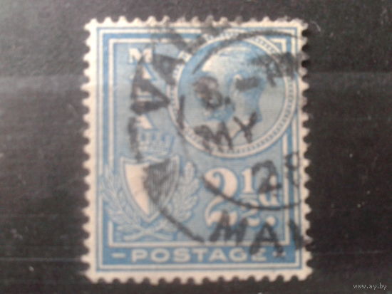 Мальта 1927 Король Георг 5 2 1/2 пенса
