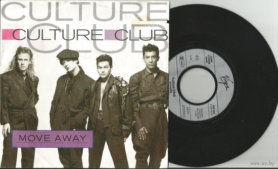 CULTURE CLUB (BOY GEORGE) Move Away/ Sexuality (7" винил сингл GERMANY)