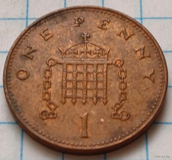 Великобритания 1 пенни, 1996     ( 2-7-7 )