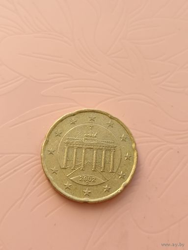 Германия 20 евроцентов 2002г(2)