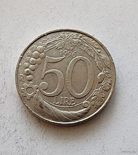 Италия 50 лир, 1996